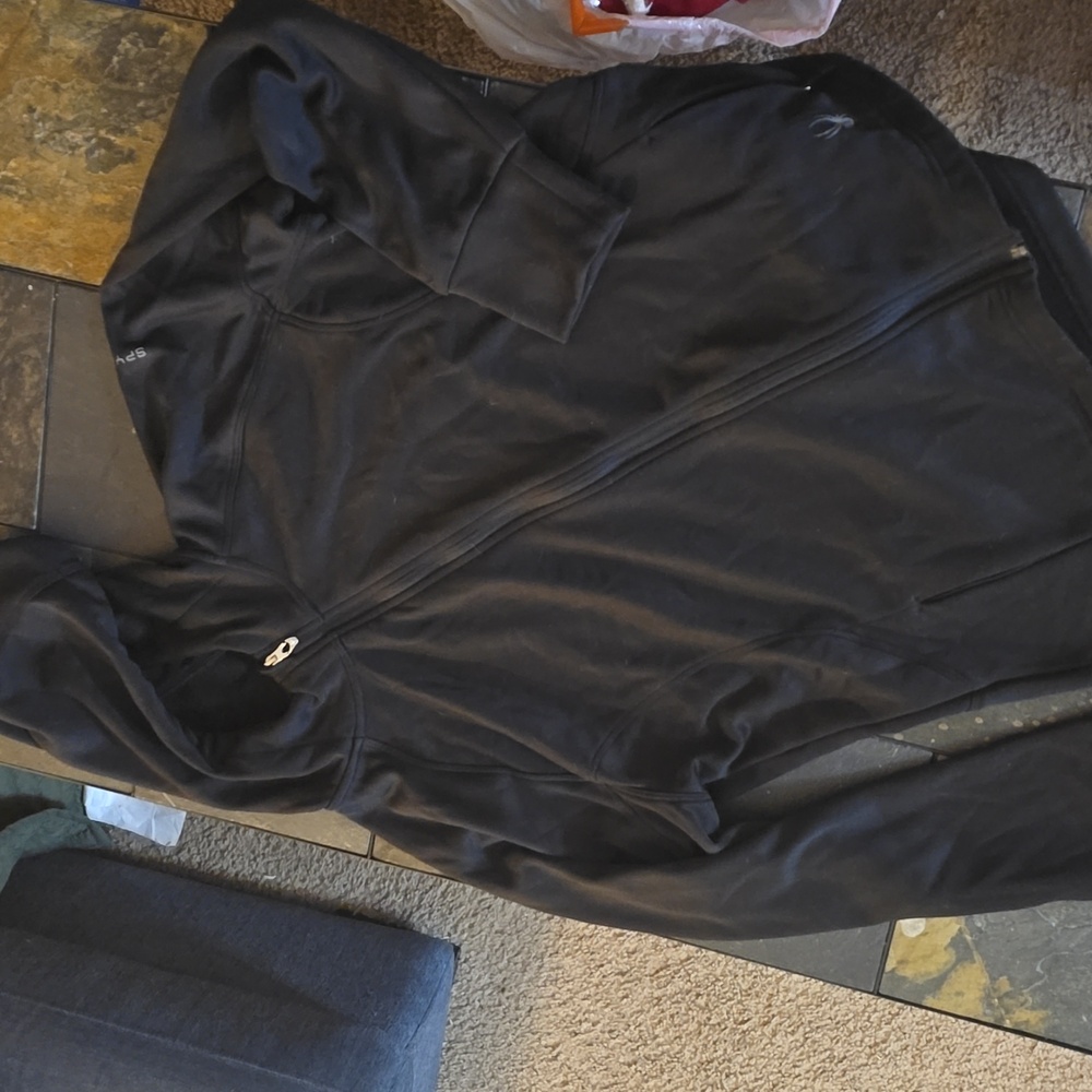 Spyder Black Hoodie for Men